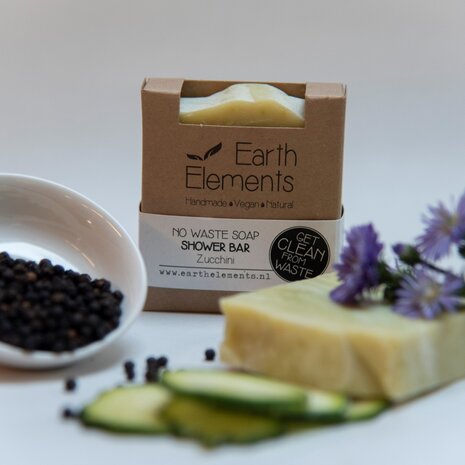 No Waste Soap Bar met Courgette 