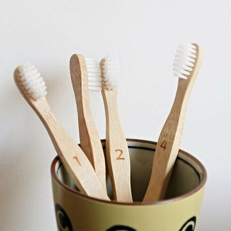 Bamboe tandenborstel voor kinderen - Zacht